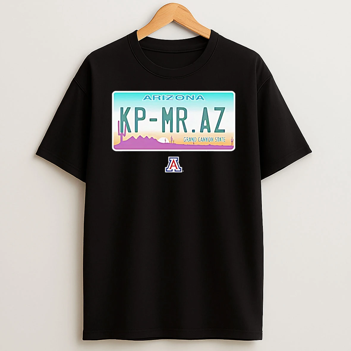 Koa Peat Arizona Wildcats License Plate T Shirt