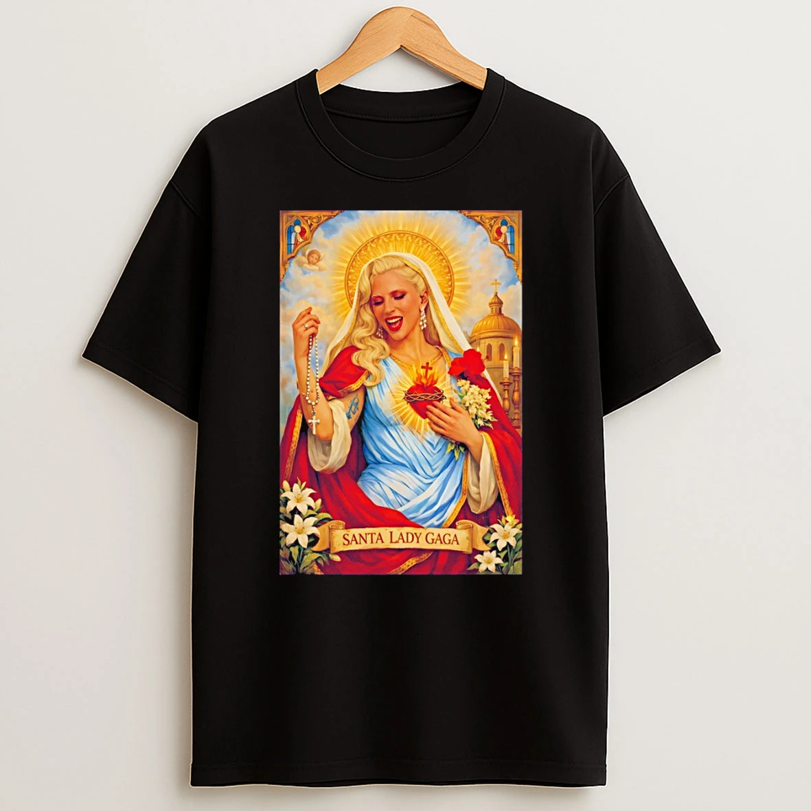 Lady Gaga Maria Santa Lady Gaga Vintage T Shirt