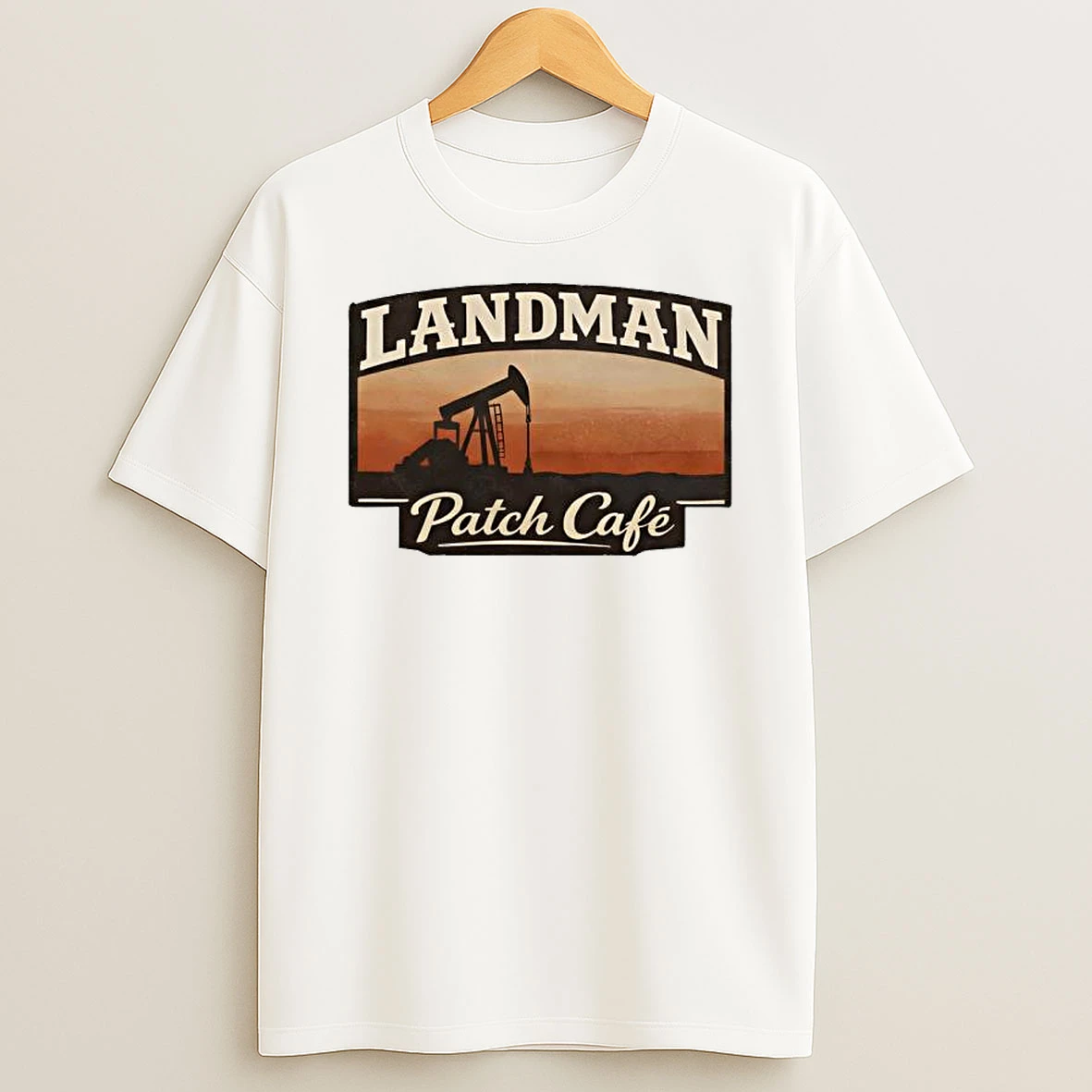 Landman Patch Cafe Graphic T Shirt