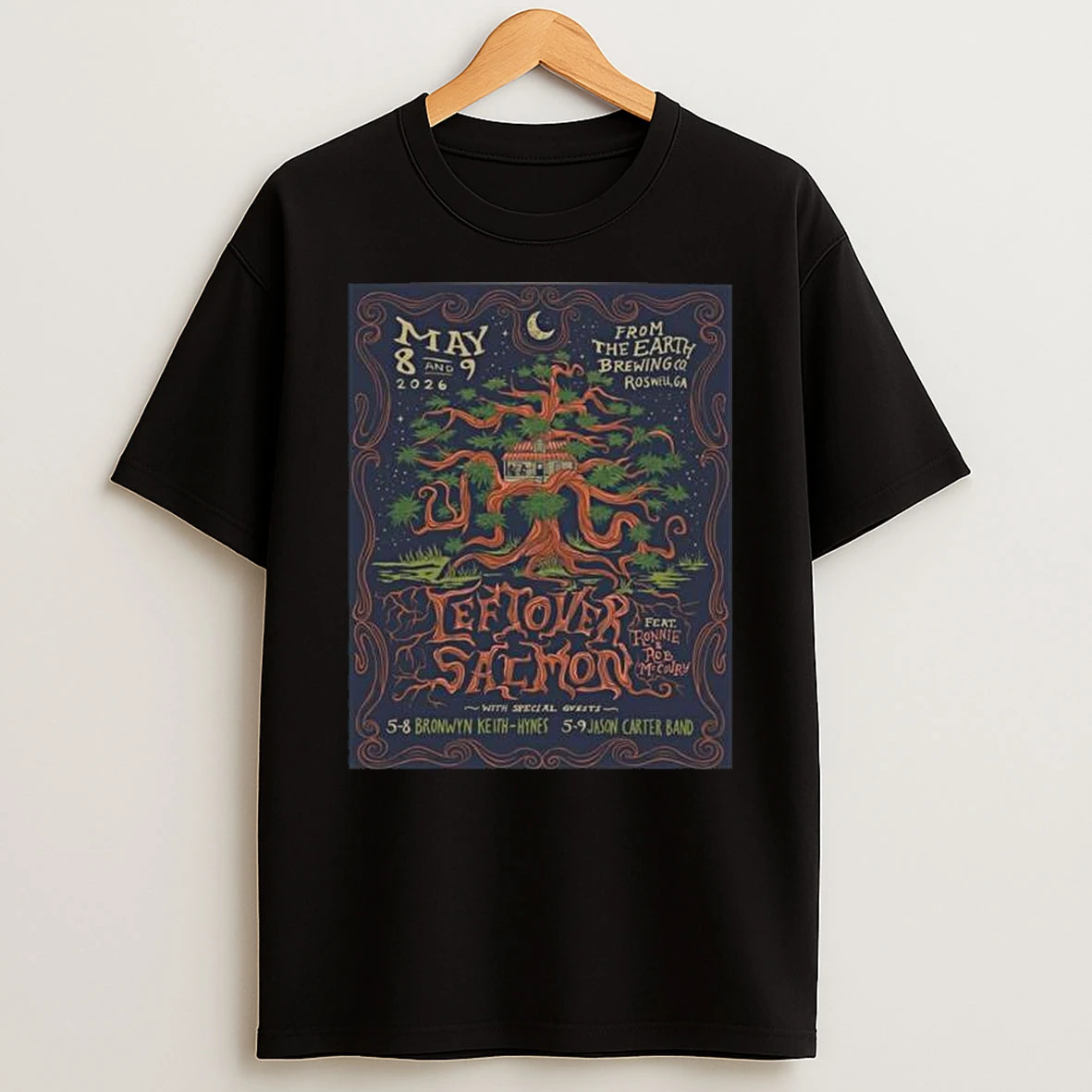 Leftover Salmon Roswell Georgia Venue On May 8 And 9 2026 T Shirt