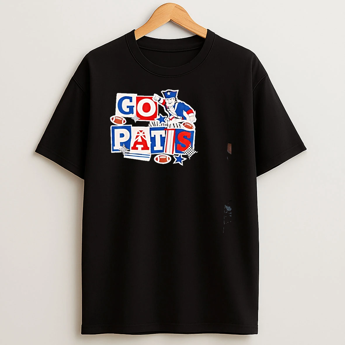 Lets Go For Pats Men Women Sport Ne T Shirt