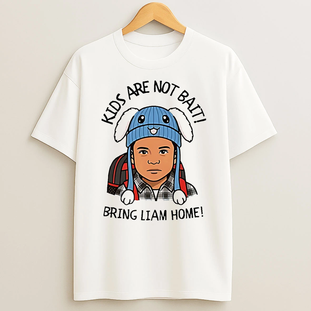 Liam Ramos Kids Are Not Bait Bring Liam Home T Shirt