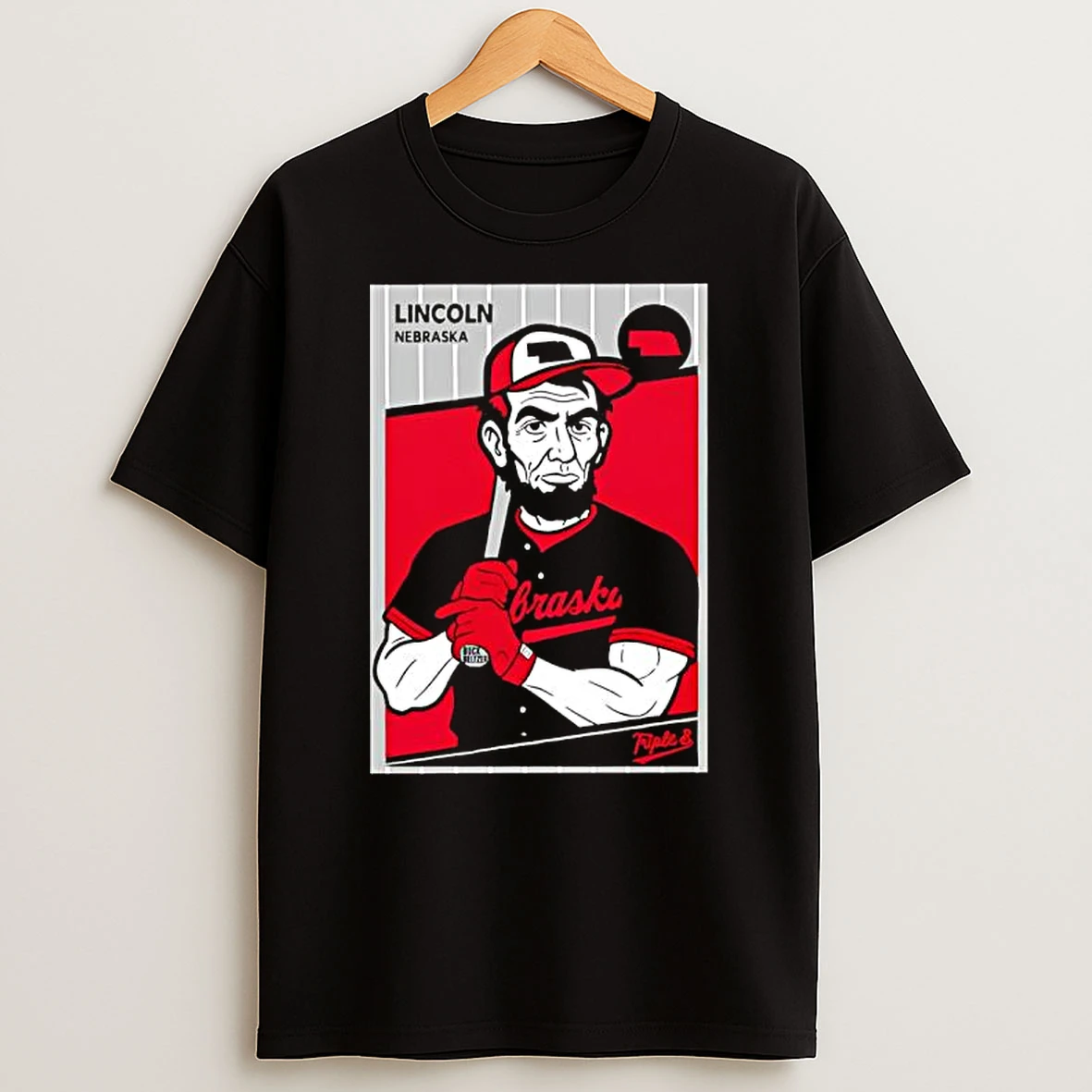 Lincoln Nebraska Abe Card T Shirt