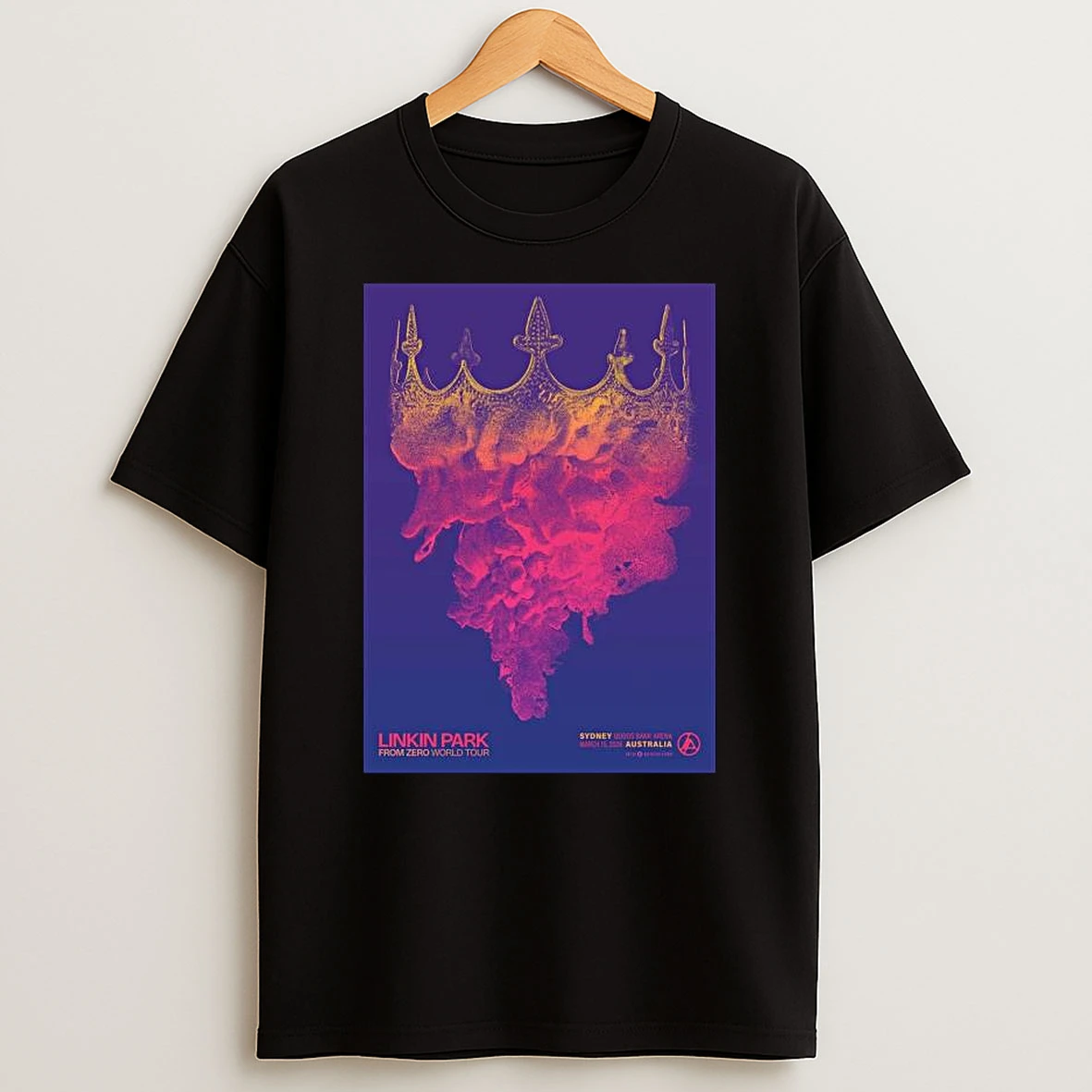 Linkin Park From Zero World Tour Sydney Australia Night 2 Gig At Qudos Bank Arena On March 15 2026 T Shirt
