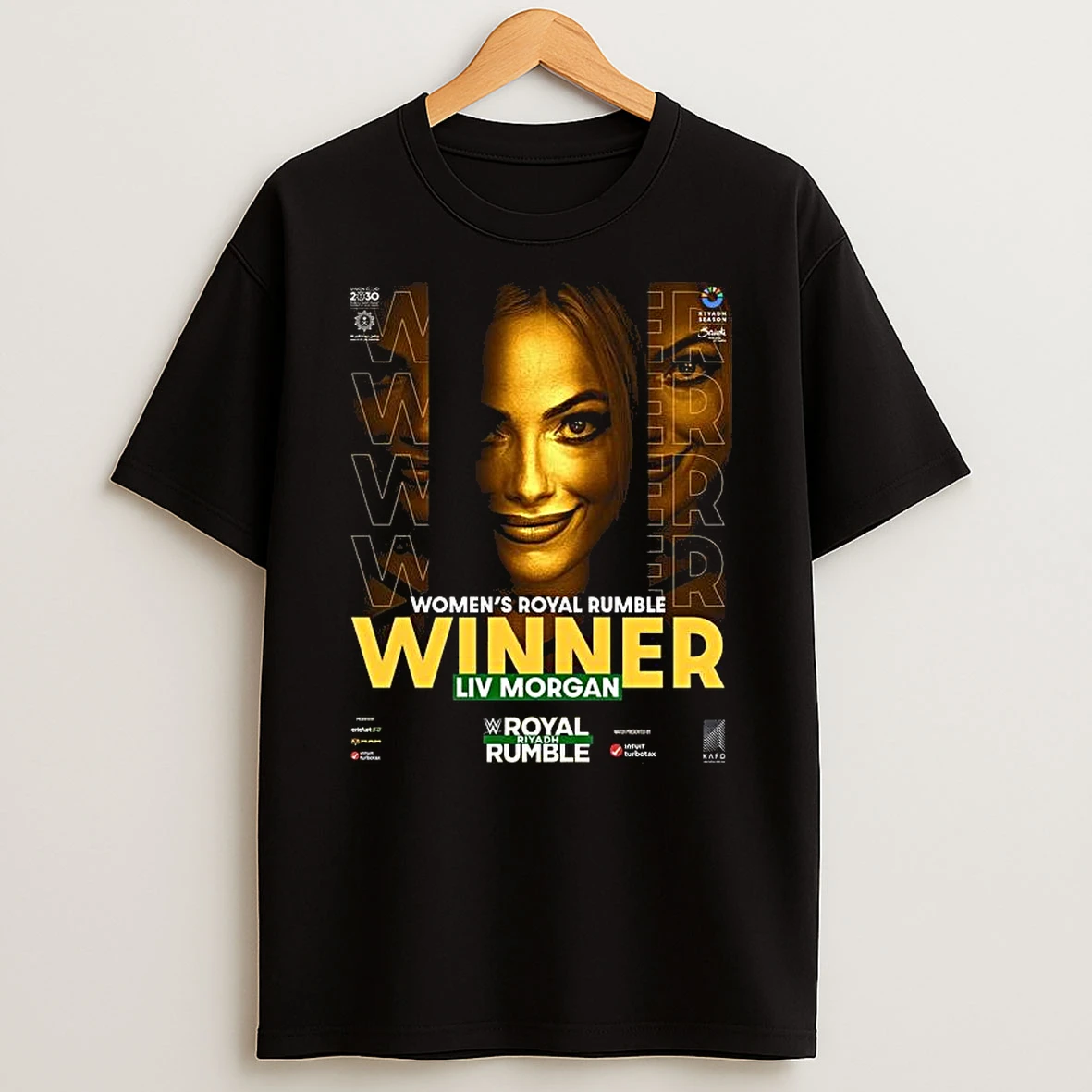 Liv Morgan Wwe Womens Royal Rumble Winner Royal Rumble Riyadh 2026 T Shirt