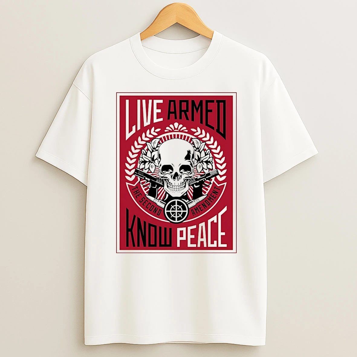 Live Armed Know Peace T Shirt