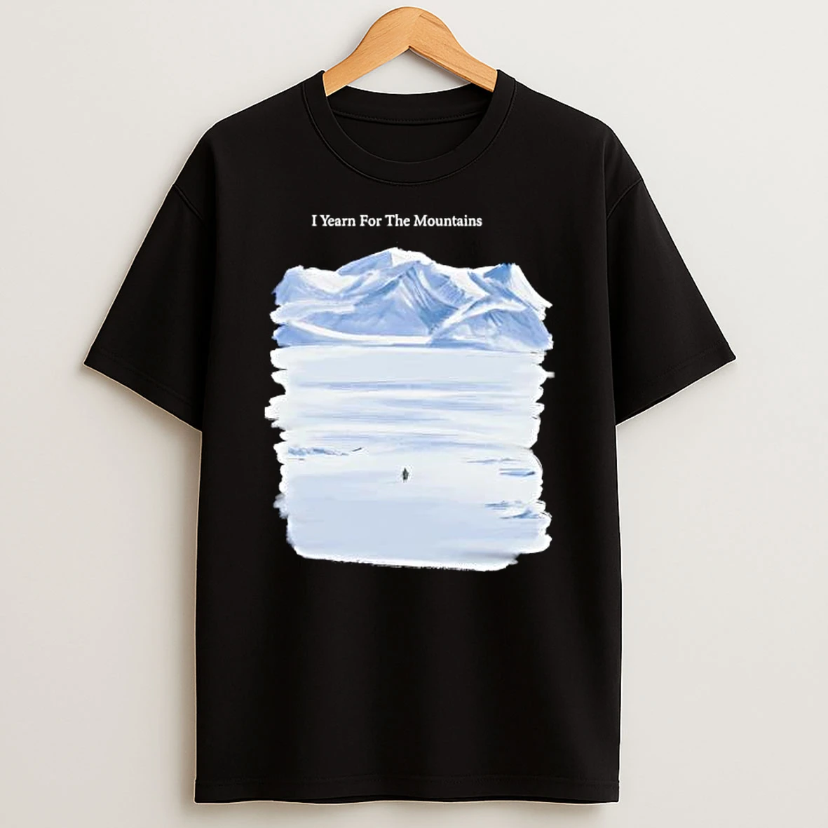 Lonely Penguin 1 Yearn For The Mountains T Shirt