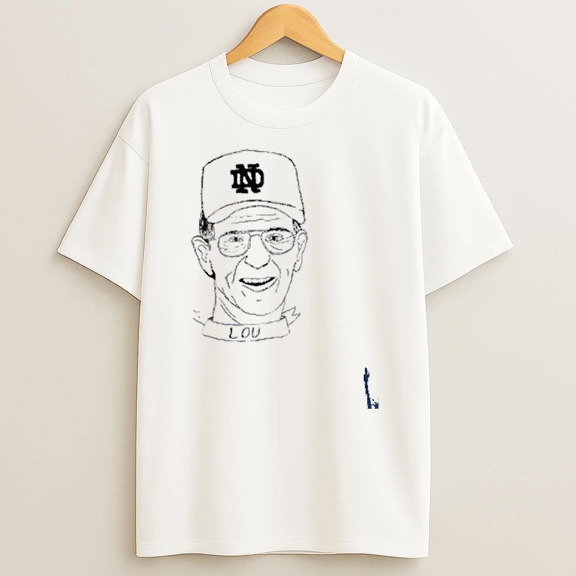 Lou Holtz Hat Nd Lou Holtz Hat And Glasses T Shirt