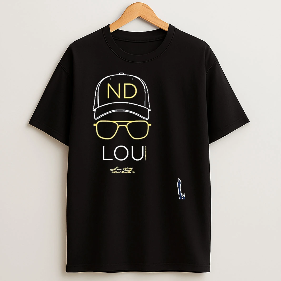 Lou Holtz Hat And Glasses T Shirt