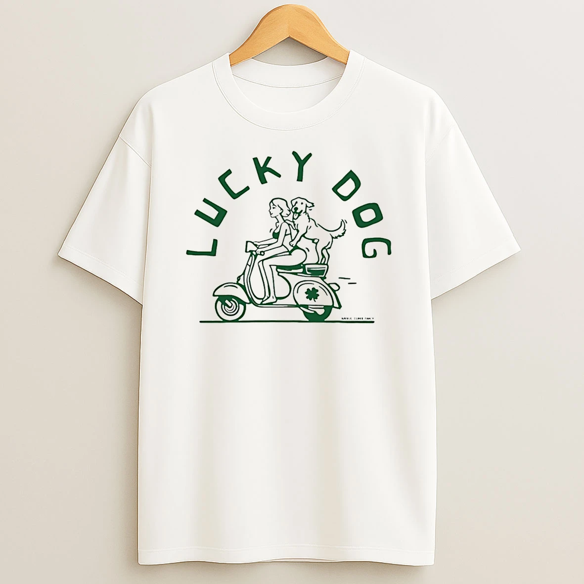 Lucky Dog St Patricks Day T Shirt