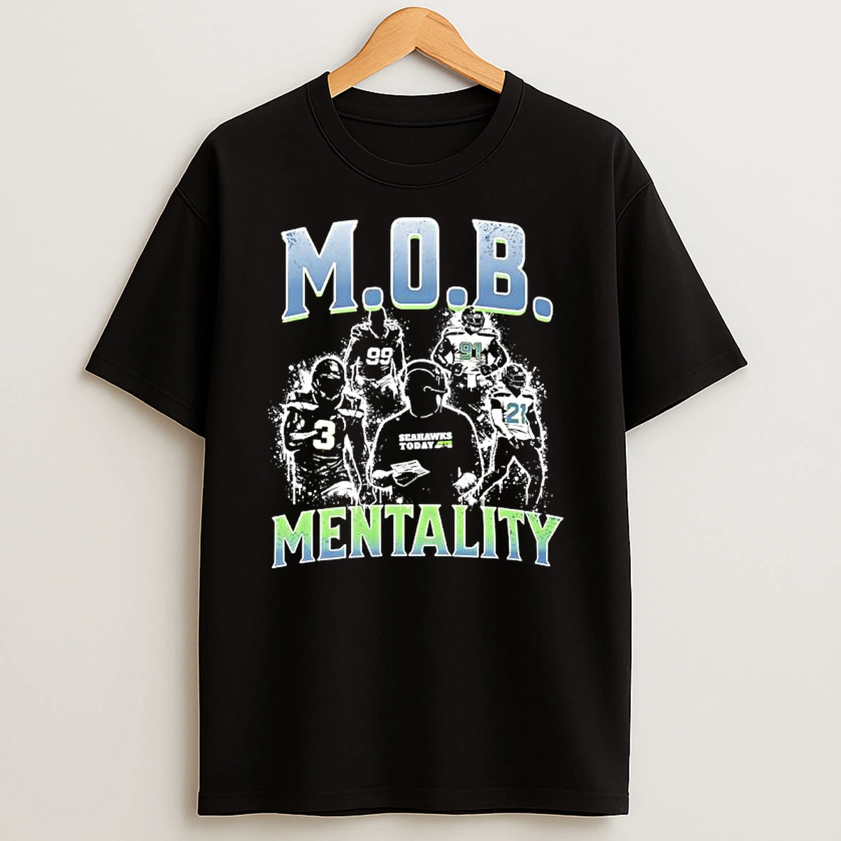 M O B Mentality Seahawks Today Graphic T Shirt