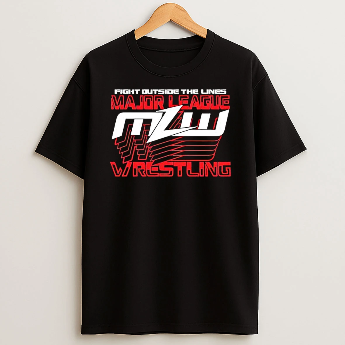 Mlw Fight Outside The Lines Graphic T Shirt