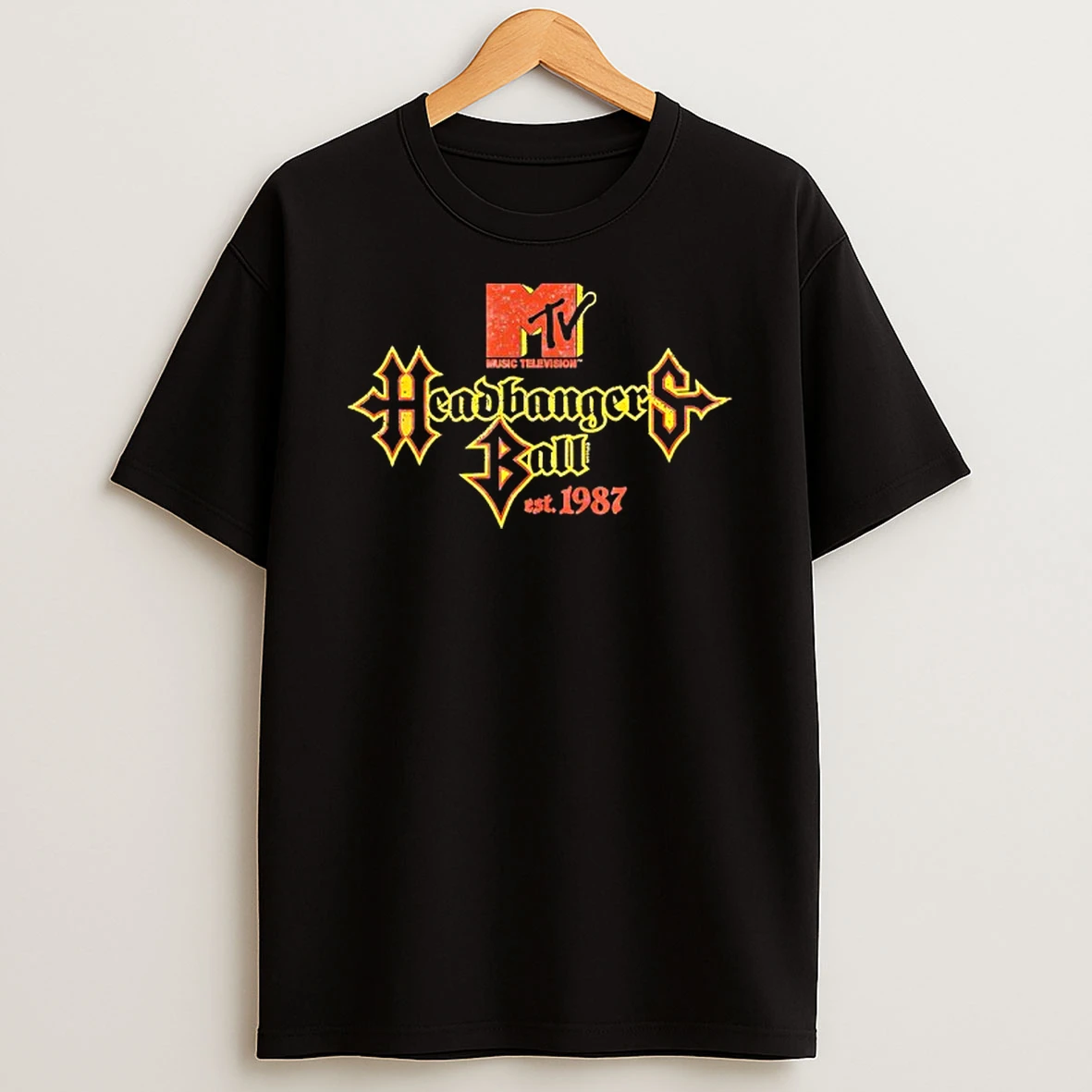 Mtv Headbangers Ball Heavy Metal Est 1987 T Shirt