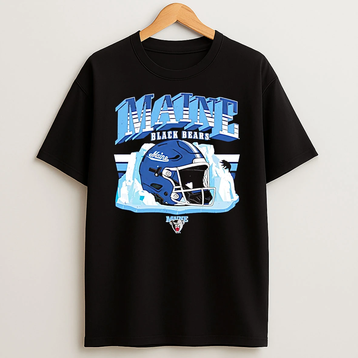 Maine Football Ncaa Black Bears T Shirt