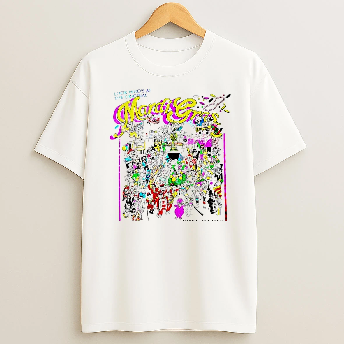 Mardi Gras In Mobile Alabama Look Whos At The T Shirt