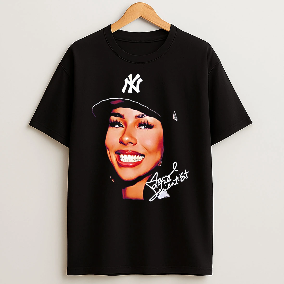 Mariah The Scientist Wearing New York Yankees Hat Baseball Mlb T Shirt