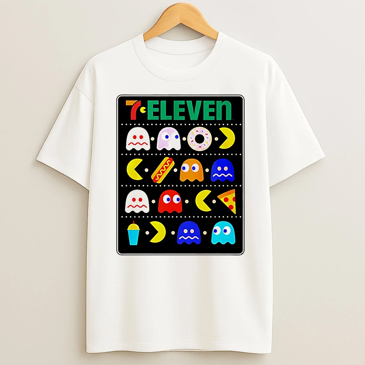 Mark Hoppus Wearing 7 Eleven Pac Man T Shirt