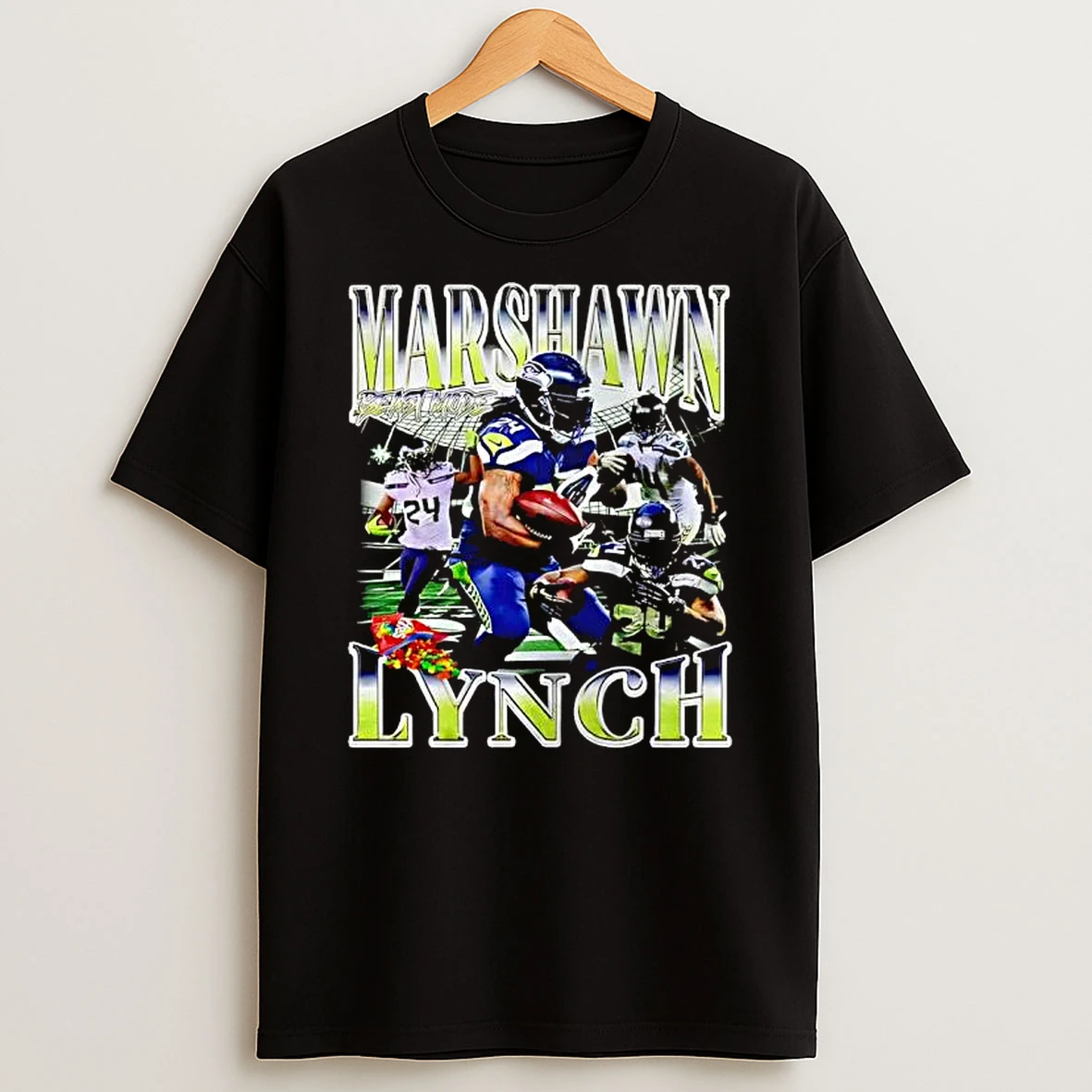 Marshawn Lynch Seahawks Graphic T Shirt