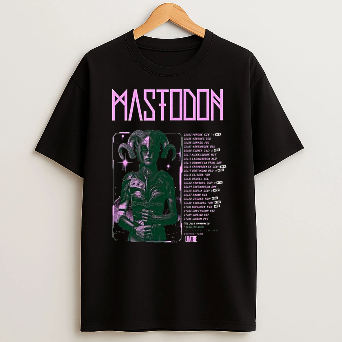 Mastodon Europe 2026 Tour T Shirt