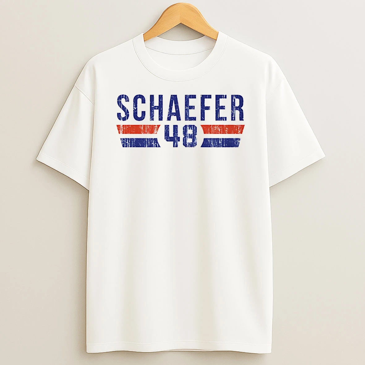 Matthew Schaefer New York Islanders Font Number And Name T Shirt