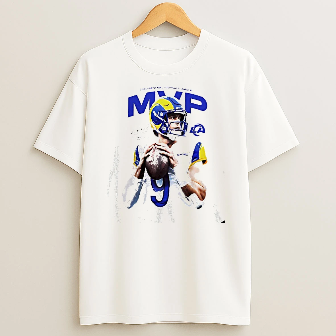 Matthew Stafford Los Angeles Rams 2025 Nfl Mvp Signature T Shirt
