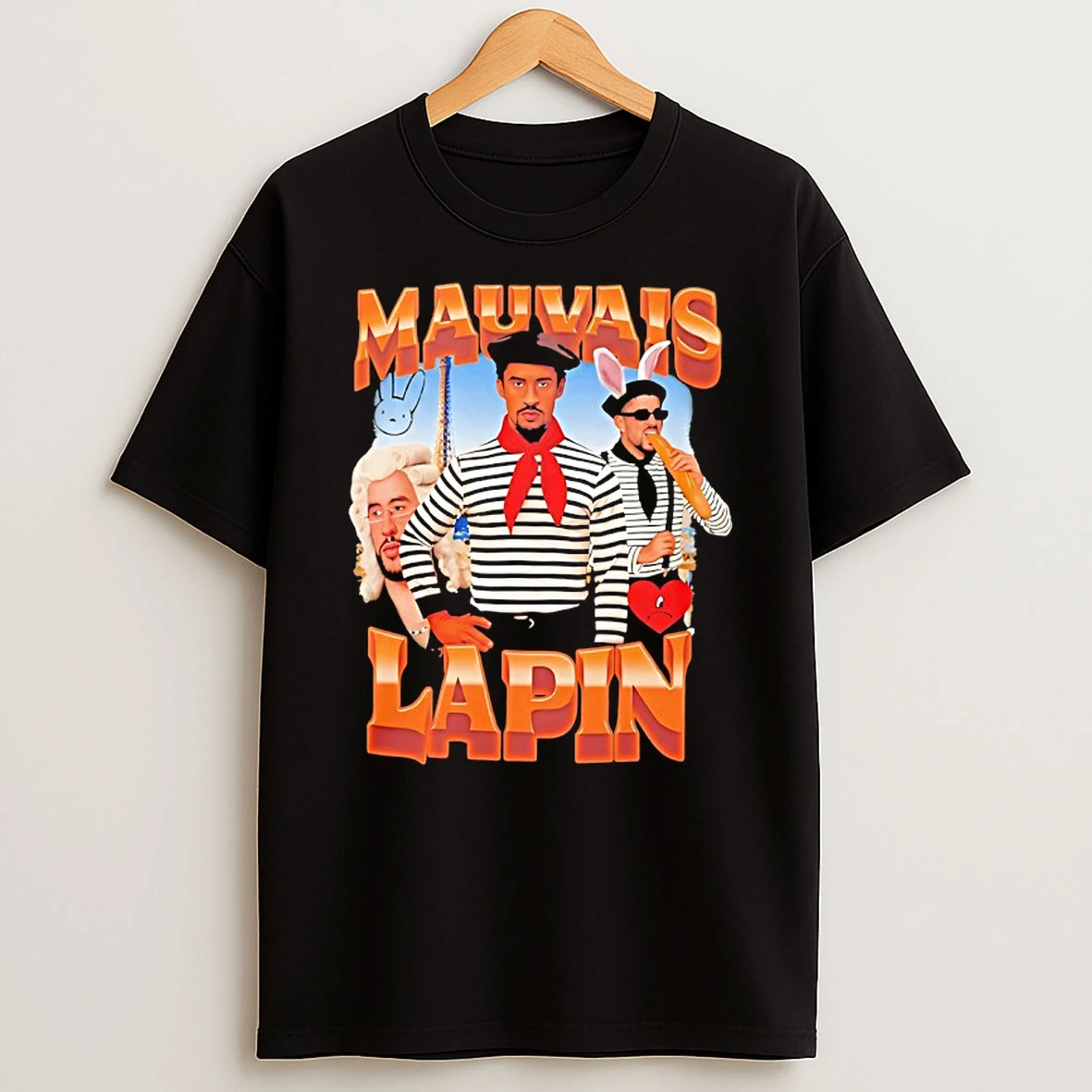 Mauvais Lapin Bad Bunny Graphic T Shirt