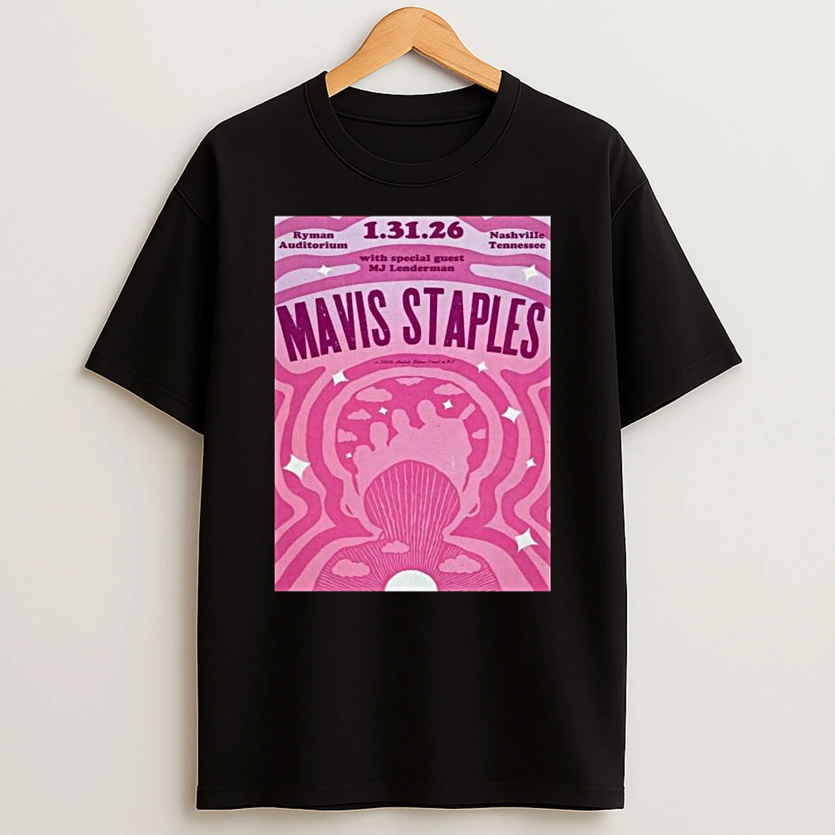 Mavis Staples Ryman Auditorium Nashville Tn Jan 31 2026 T Shirt