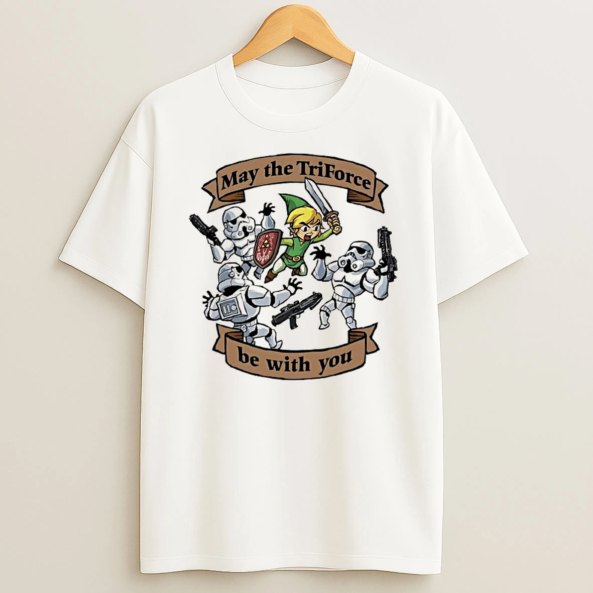 May The Triforce Be With You Link The Legend Of Zelda T Shirt