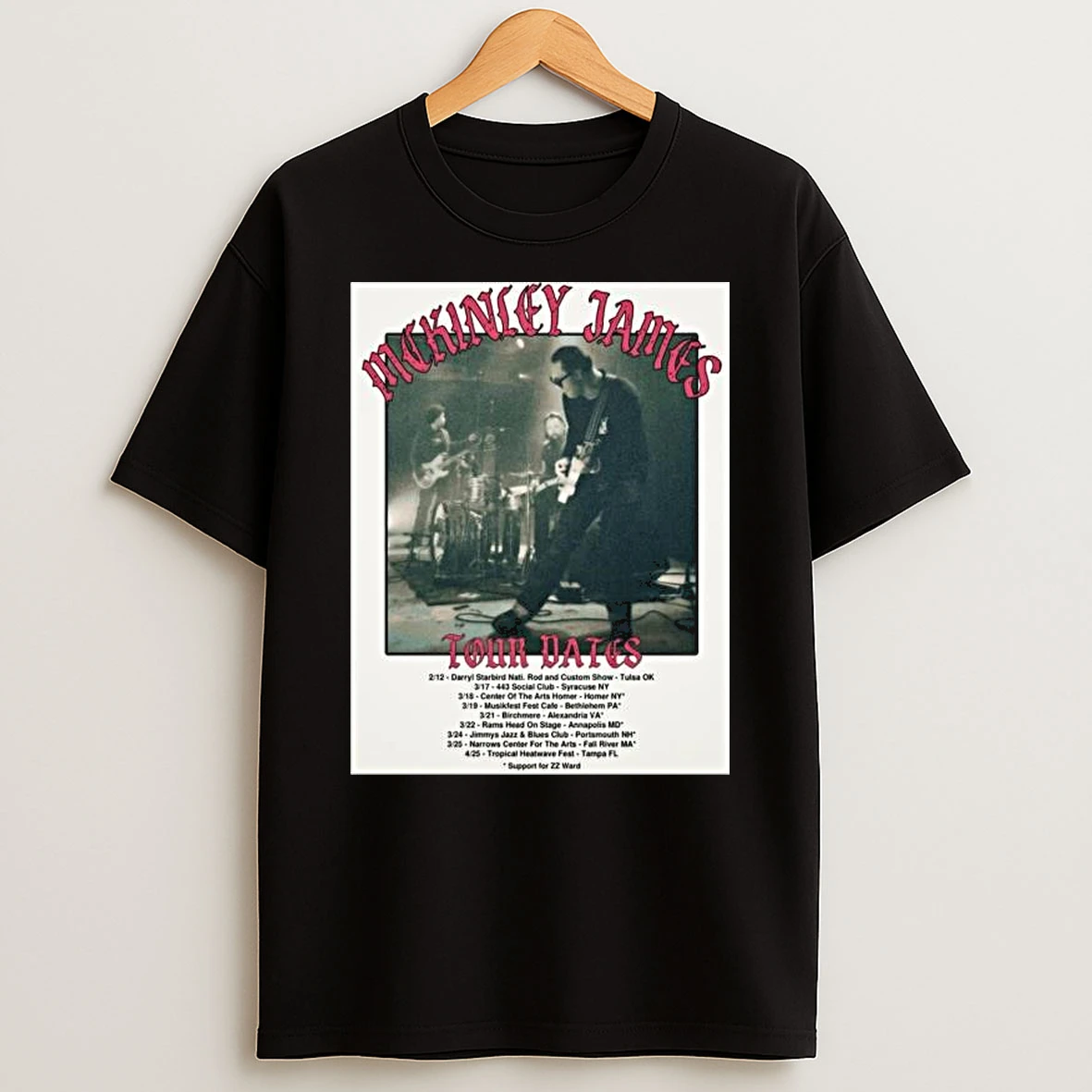 Mckinley James 2026 Tour T Shirt