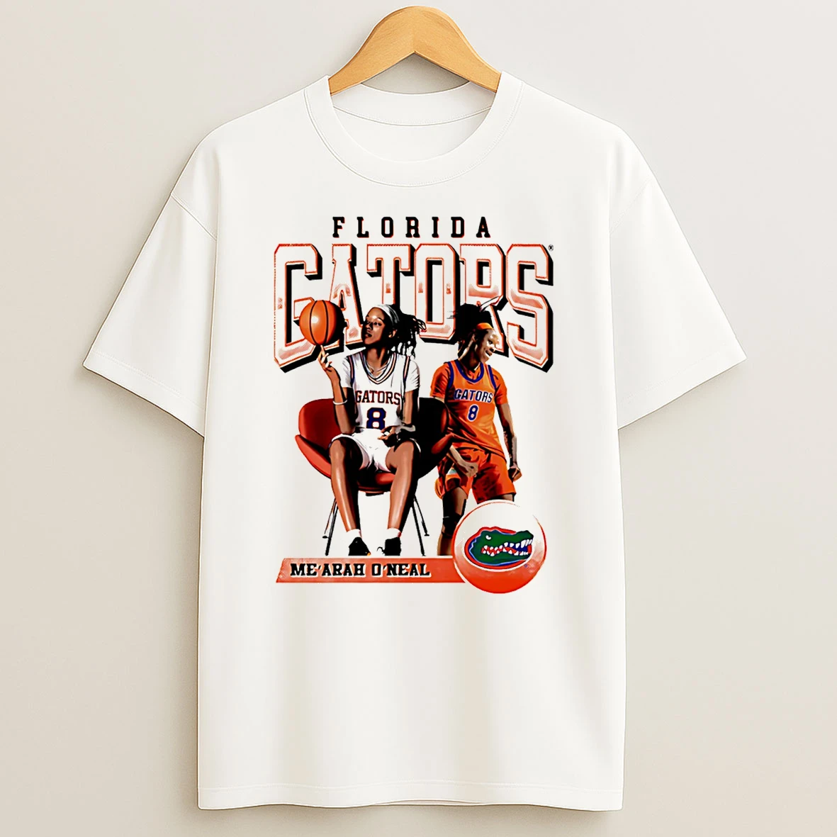 Mearah Oneal Florida Gators Player Collage T Shirt