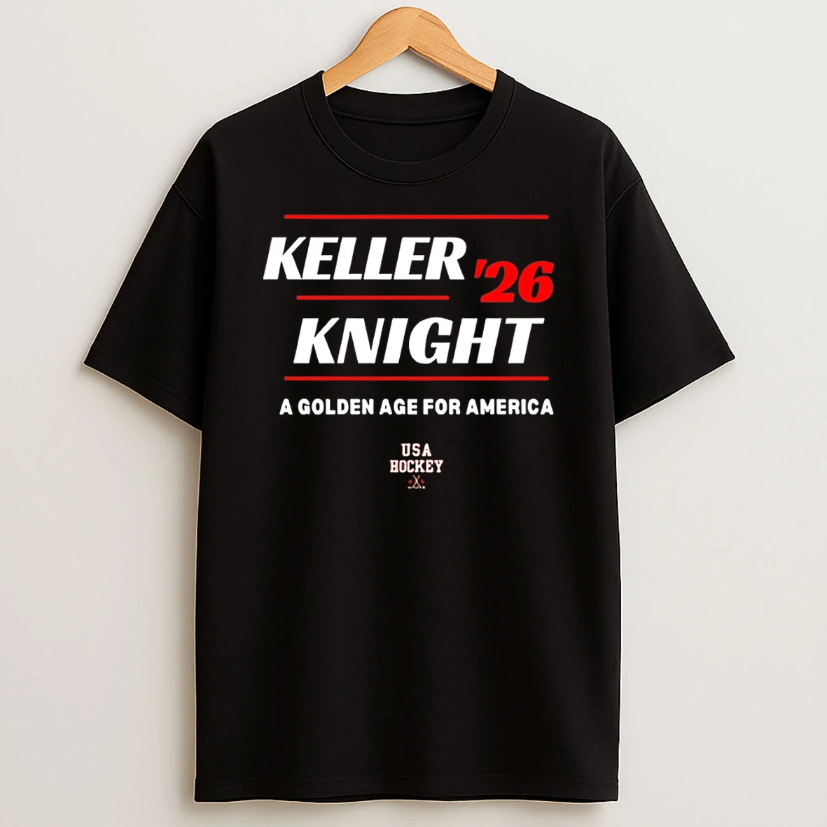 Megan Keller Hilary Knight 2026 Gold Medal Usa Womens Hockey A Golden Age For America T Shirt