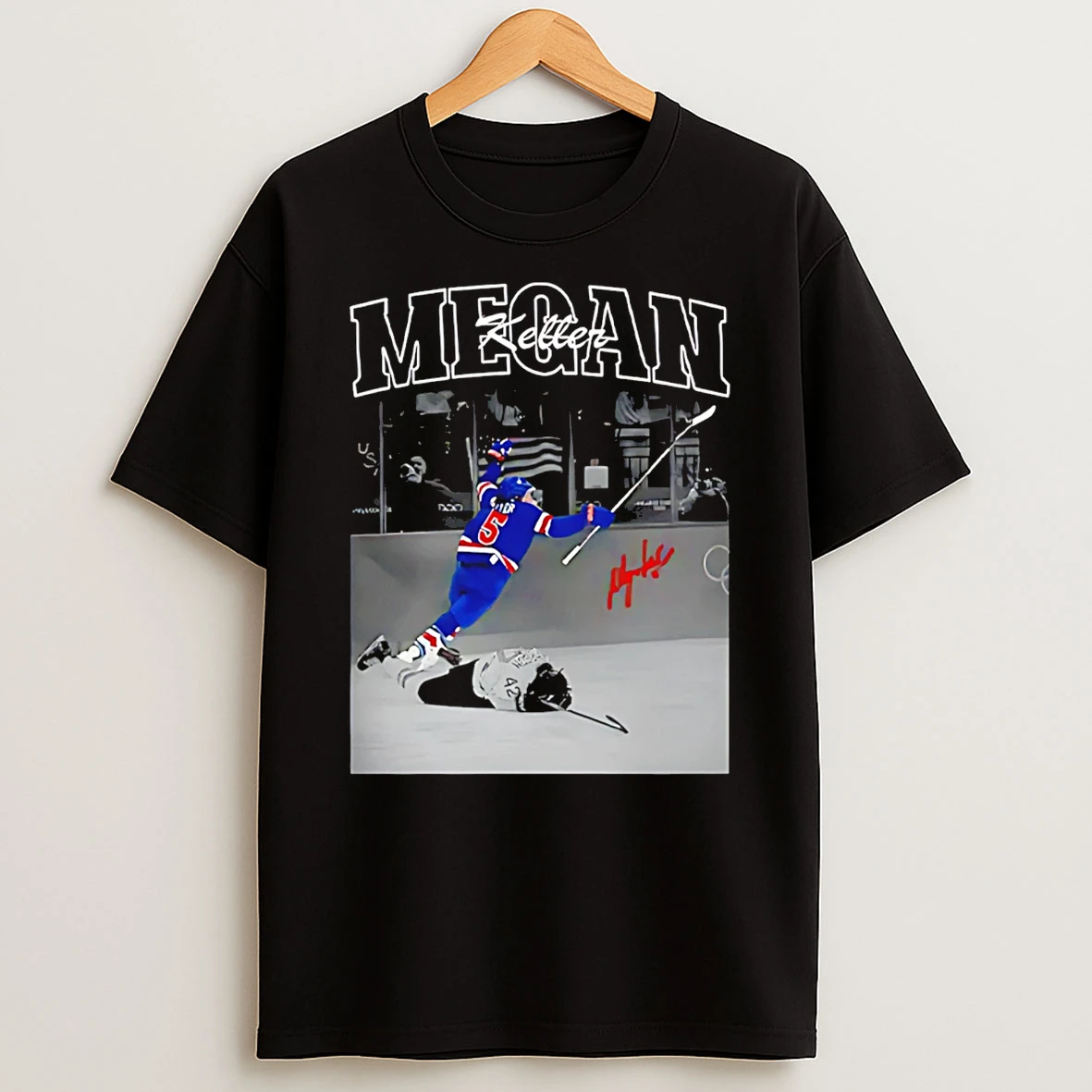 Megan Keller Usa Champion Hockey Signature T Shirt