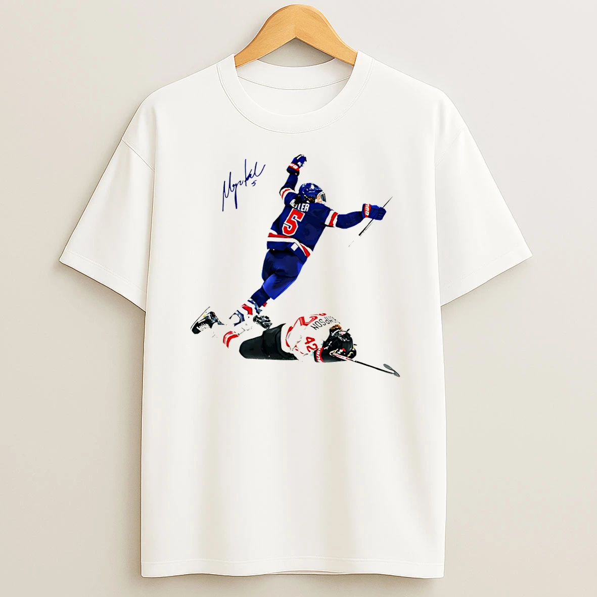 Megan Keller Winner Golden Goal Usa Hockey Olympic 2026 Signature T Shirt
