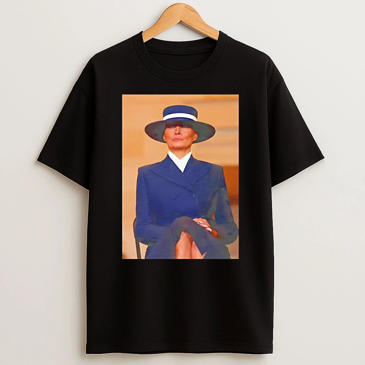 Melania Trump Hat Outfit Photo T Shirt