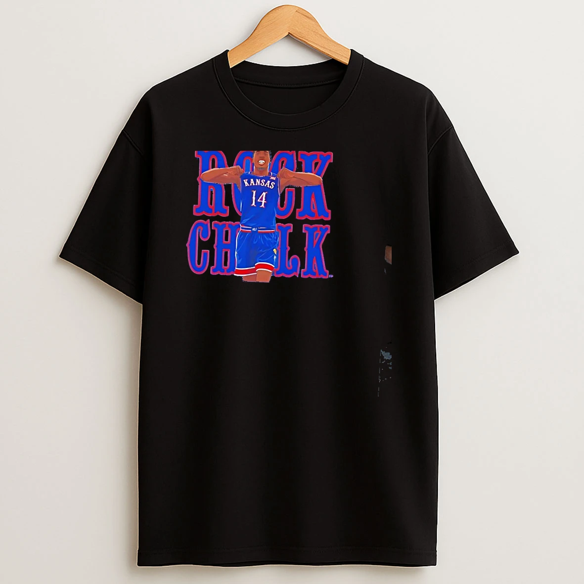 Melvin Council Jr Kansas Jayhawks Caricature T Shirt