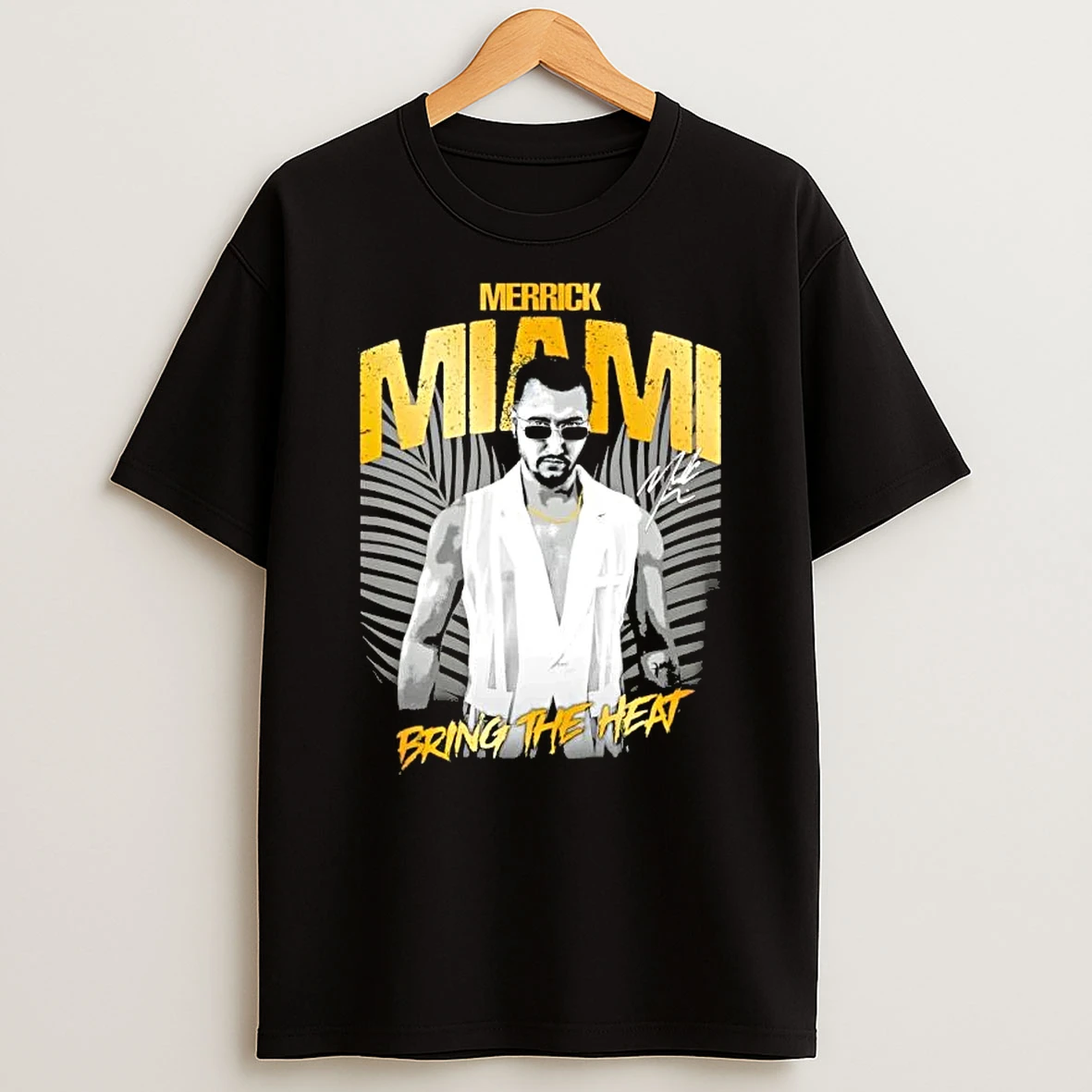 Merrick Miami Bring The Heat Signature T Shirt