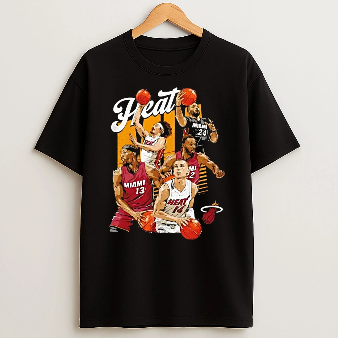 Miami Heat 2026 Starting 5 Basketball T Shirt