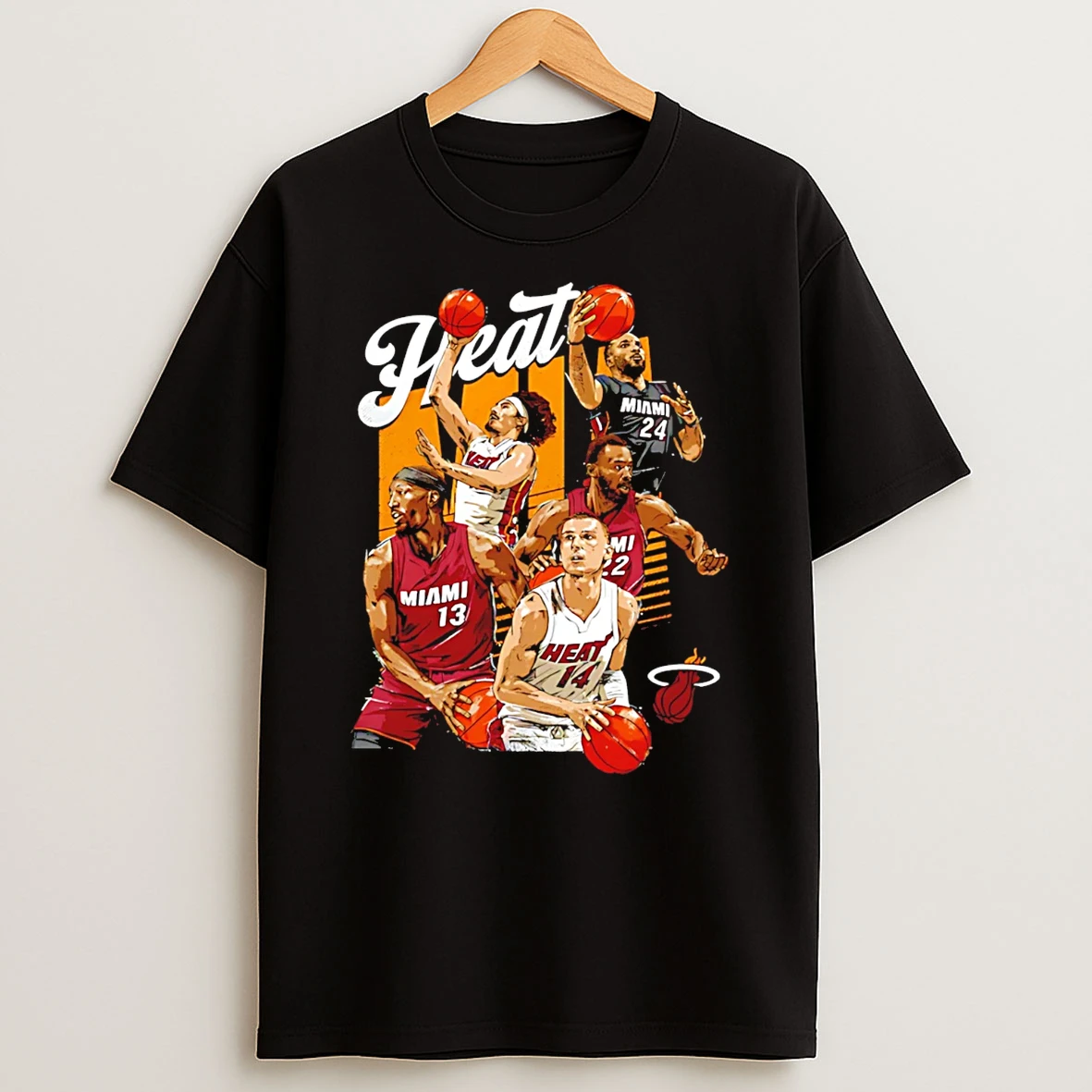 Miami Heat 2026 Starting 5 Graphic T Shirt