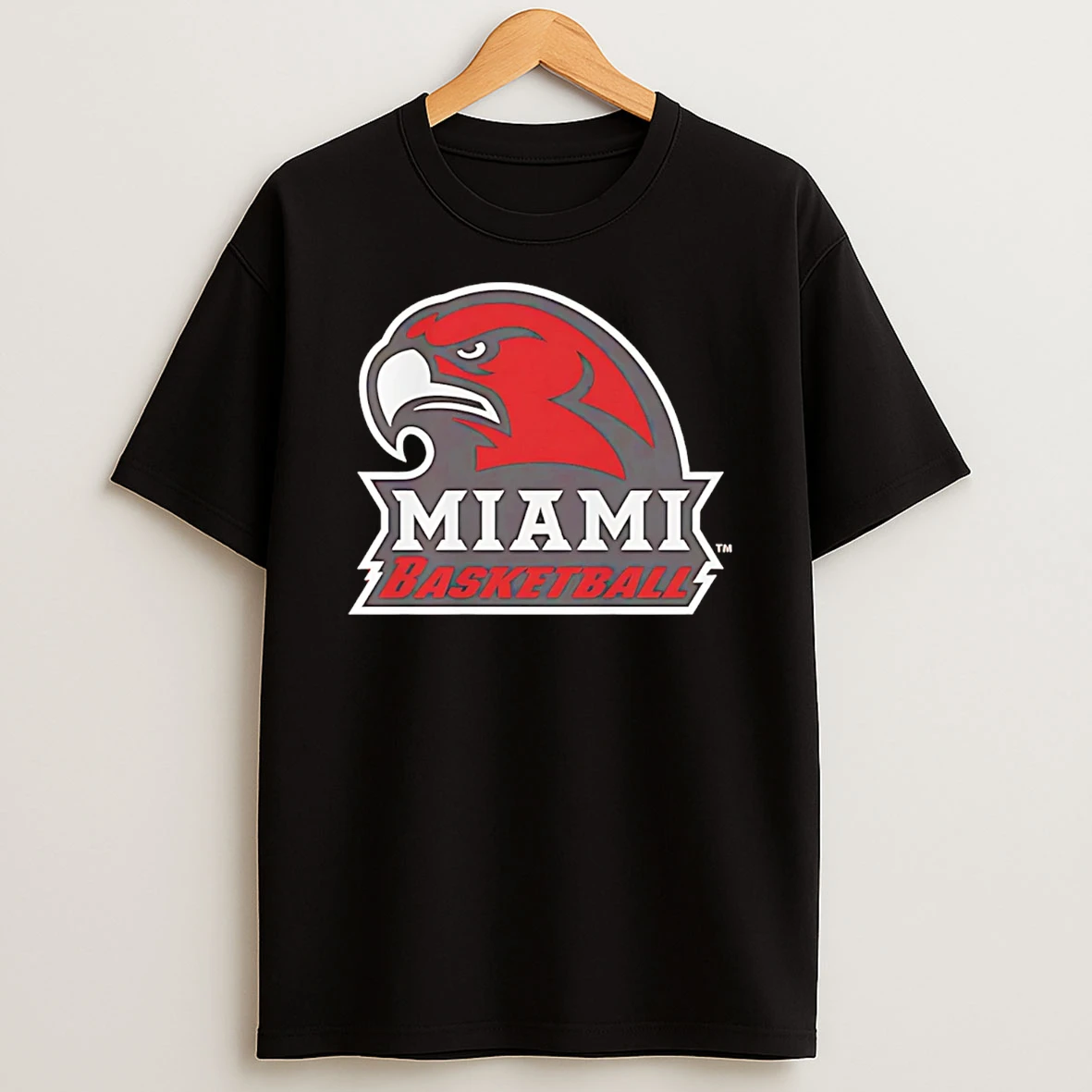Miami Redhawks Basketball Logo 2026 T Shirt