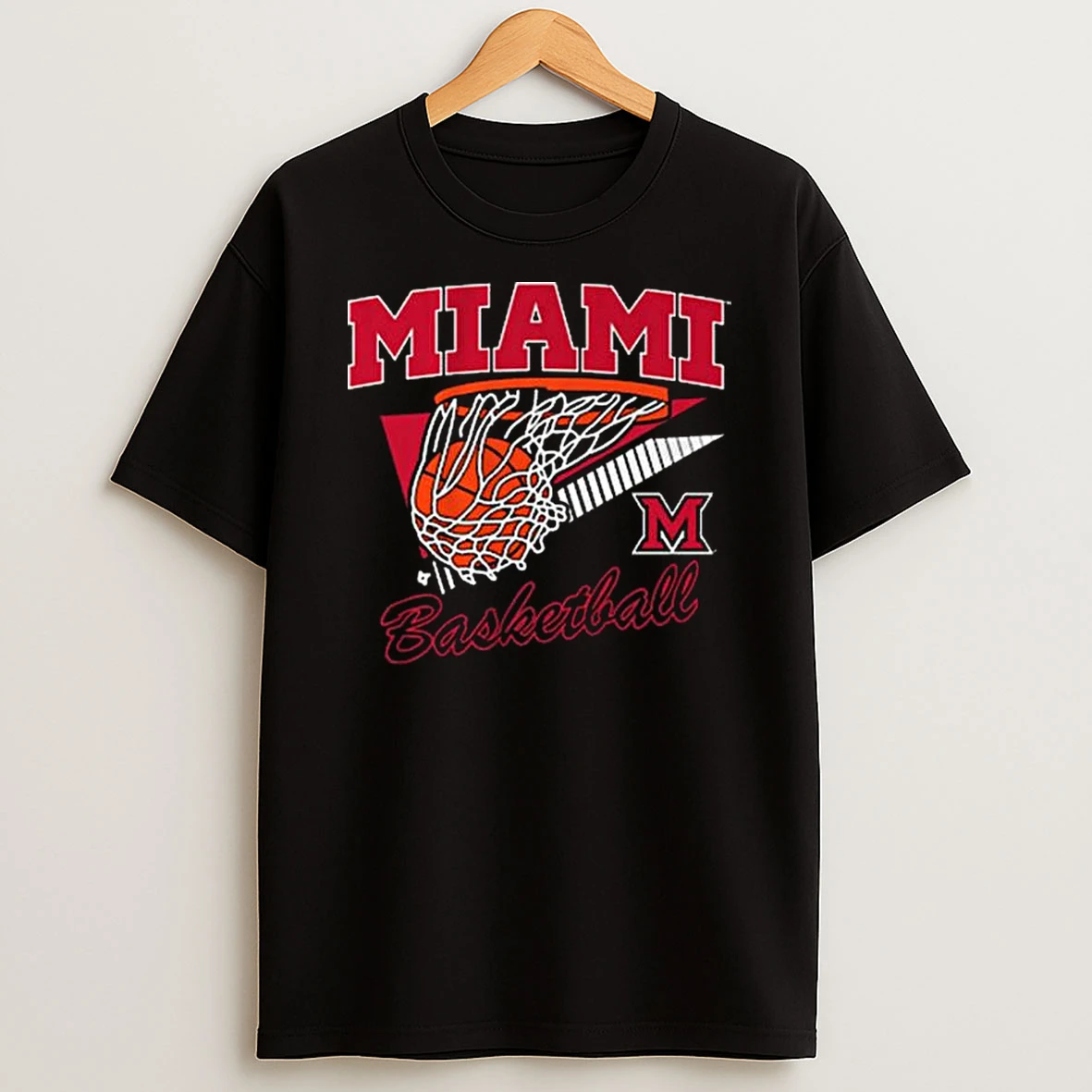 Miami Oh Basketball Retro Swish T Shirt