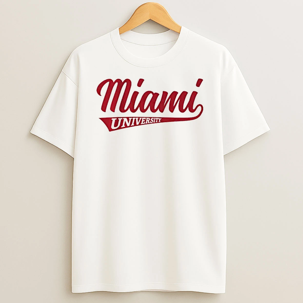 Miami Oh Redhawks Classic Script T Shirt