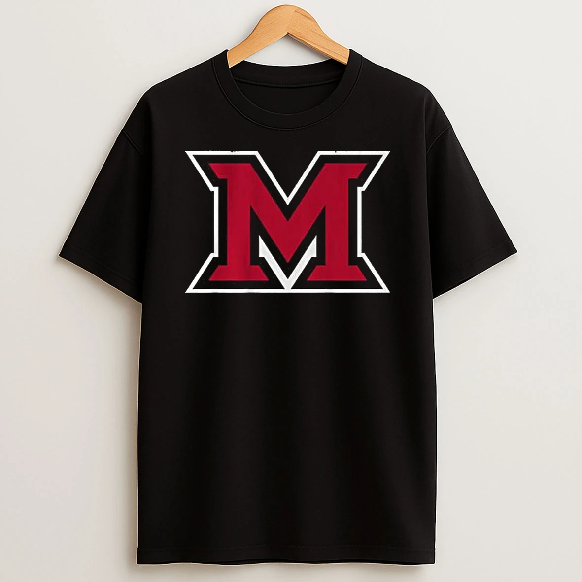 Miami Oh Redhawks Primary Logo T Shirt