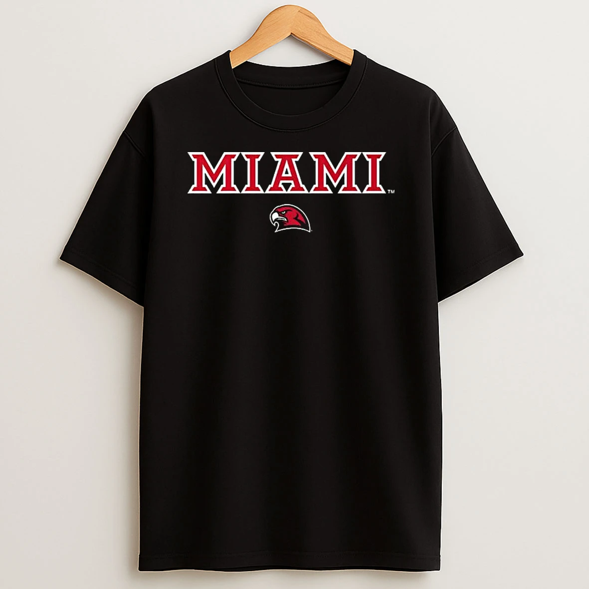 Miami Oh Redhawks Wordmark T Shirt