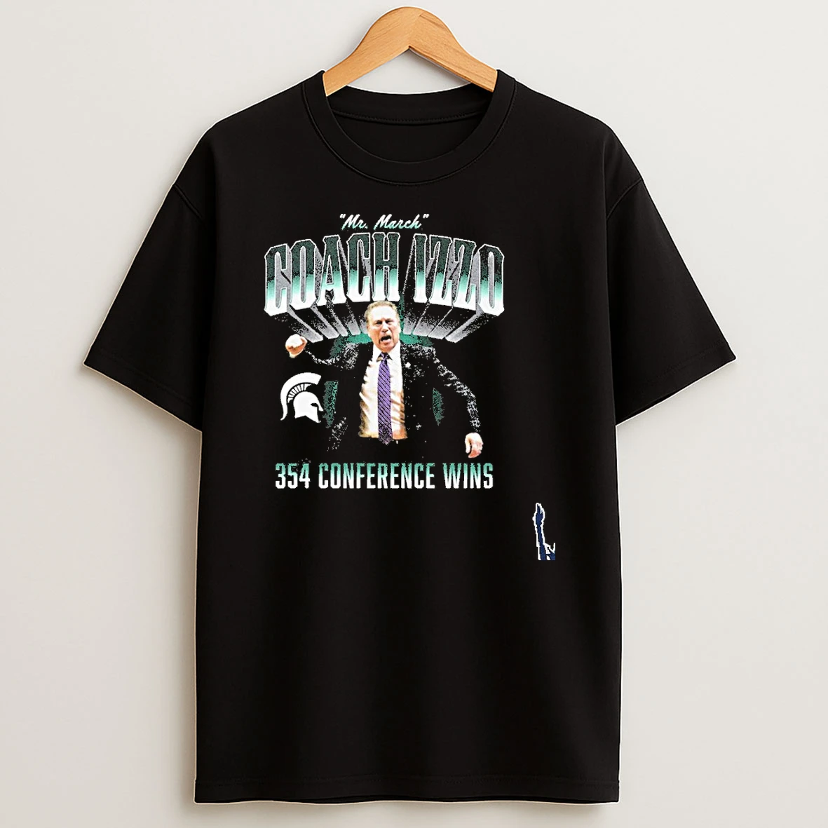 Michigan State Coach Izzo Mr March 354 Conference Wins T Shirt