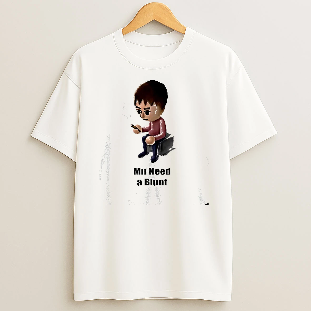 Mii Need A Blunt Smoking T Shirt