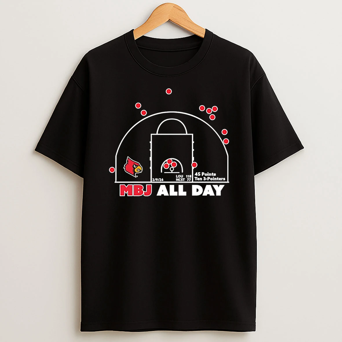 Mikel Brown Jr Louisville Cardinals Mbj All Day T Shirt
