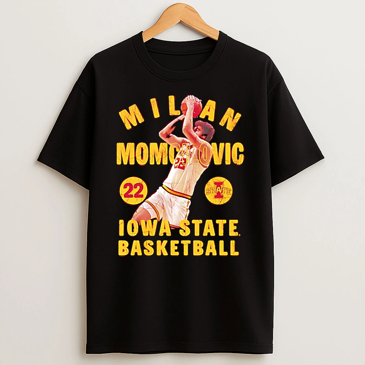Milan Momcilovic Iowa State Cyclones Illustrated 26 T Shirt