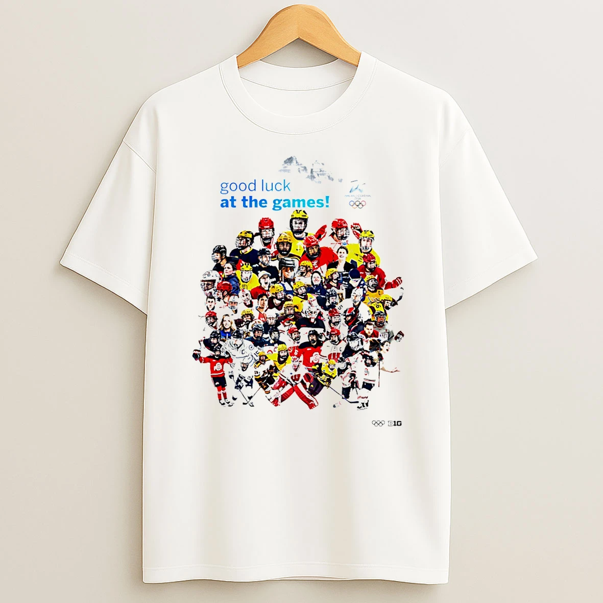 Milano Cortina 2026 Olympic Hockey Good Luck At The Games T Shirt