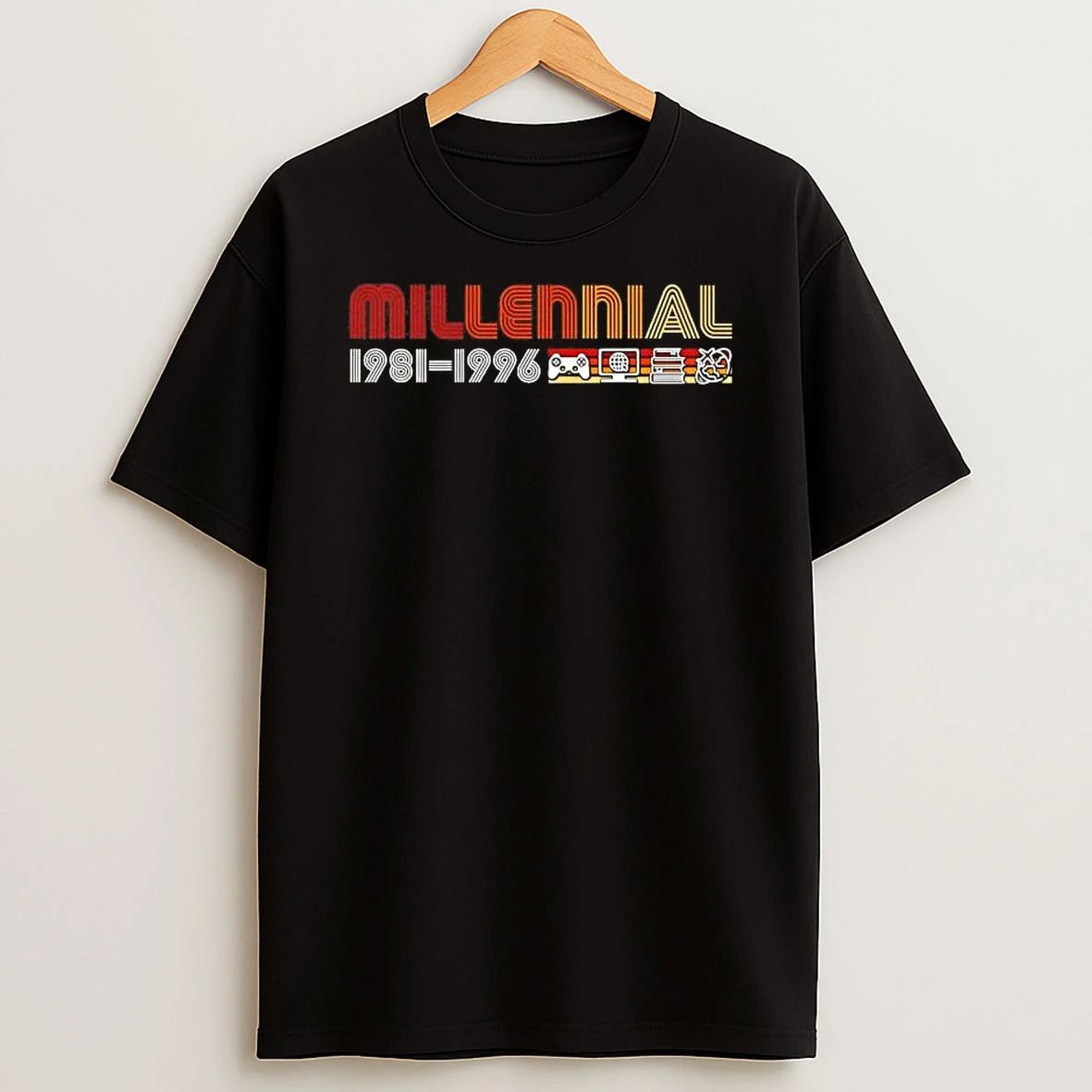 Millennial 1981 1996 Vintage T Shirt