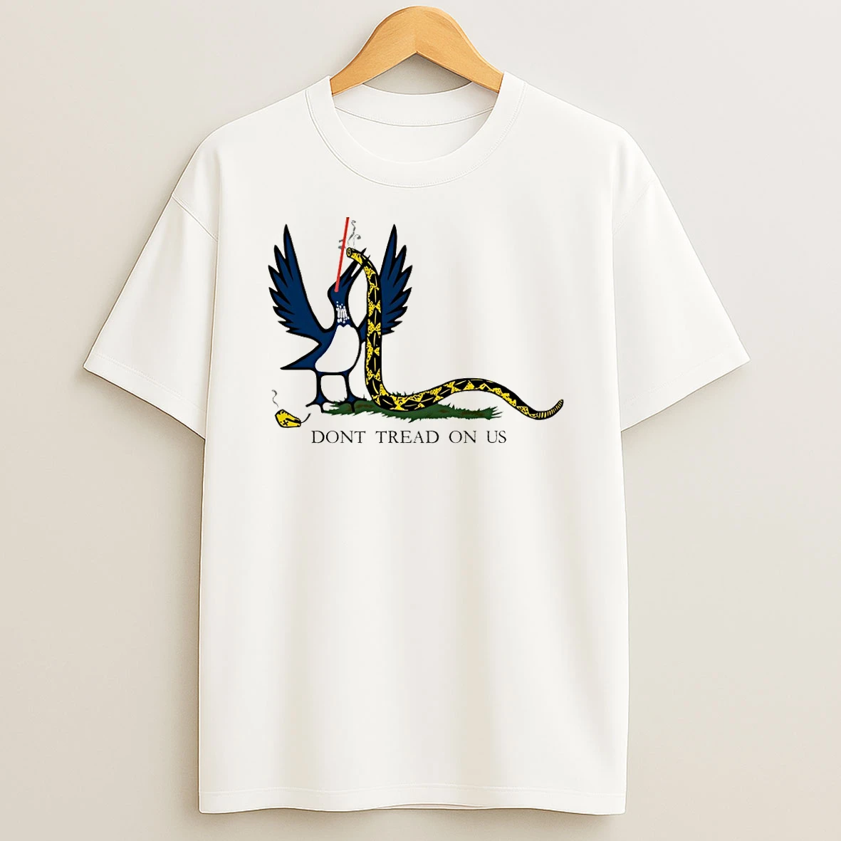 Minnesota Laser Loon Dont Tread On Us T Shirt